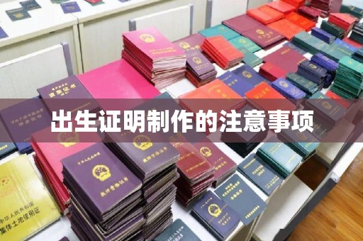 沂南出生证明制作的注意事项