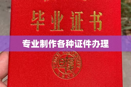 沂南专业制作各种证件办理