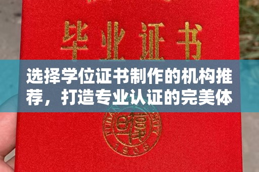 沂南选择学位证书制作的机构推荐，打造专业认证的完美体验