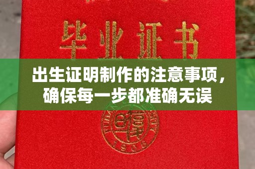 沂南出生证明制作的注意事项，确保每一步都准确无误