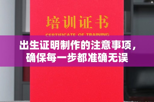 沂南出生证明制作的注意事项，确保每一步都准确无误