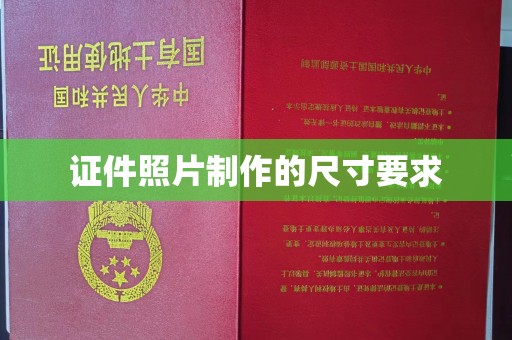 沂南证件照片制作的尺寸要求