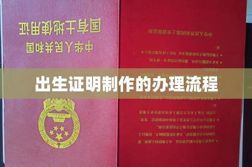 沂南出生证明制作的办理流程